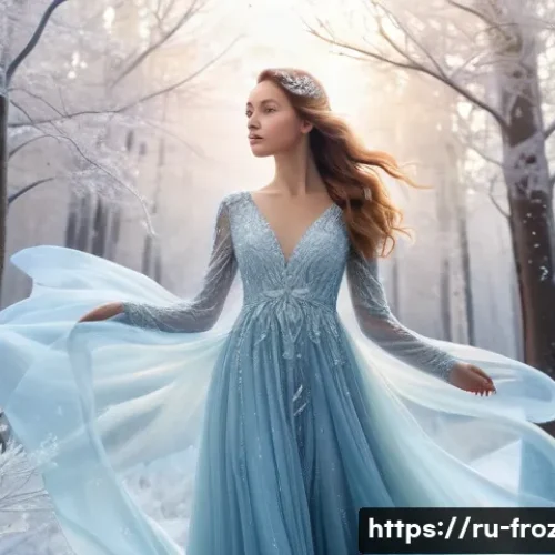 겨울왕국 엘사의 마법력 설정 - **Awakening Inner Strength and Creativity:** A young woman, in her late teens or early twenties, wit...