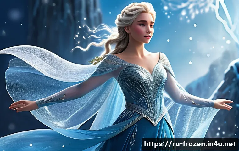 엘사의 드레스 디자인 과정 관련 이미지 2