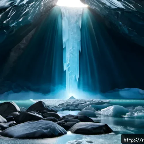 Home 17 겨울왕국 속 마법의 근원과 설정 - Photorealistic cinematic scene of the ancient source of winter magic deep beneath a vast northern gl...